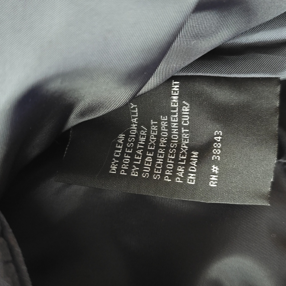Via Spiga Mixed Media Leather Moto Jacket - Picture 5 of 17